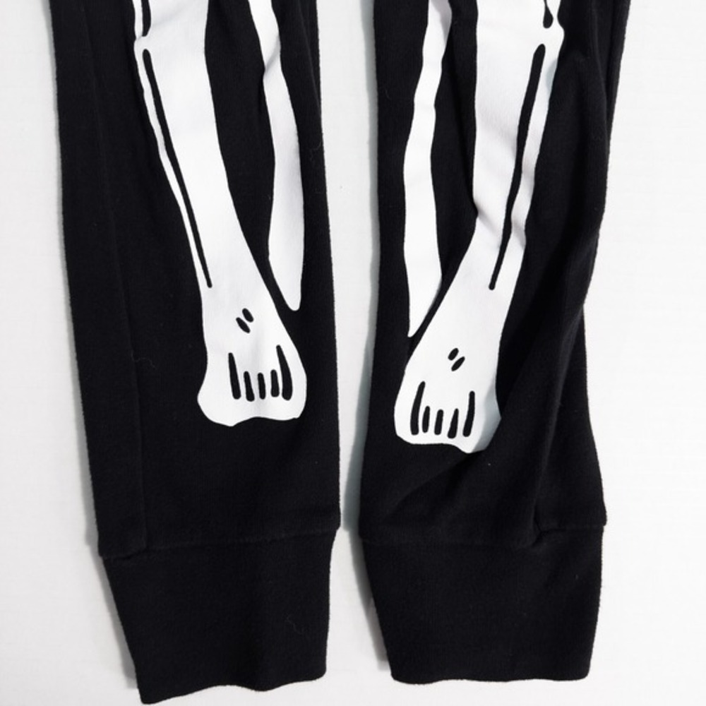Old Navy Kids Unisex‎ One Piece Skeleton Pajamas Halloween Costume Size XL (12) - Picture 9 of 13